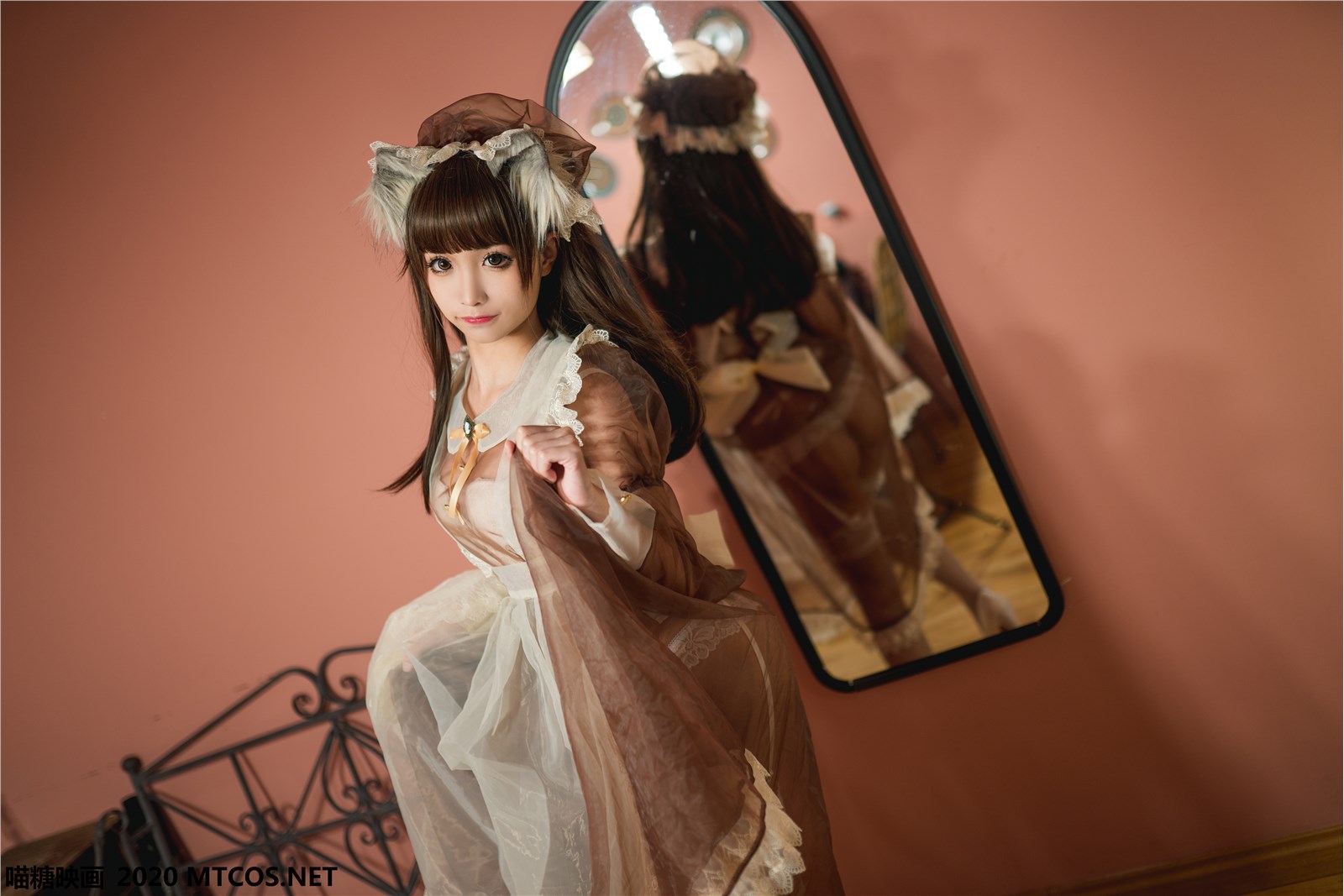 Meow candy image vol.124 stupid foam Brown Maid Dress(18)